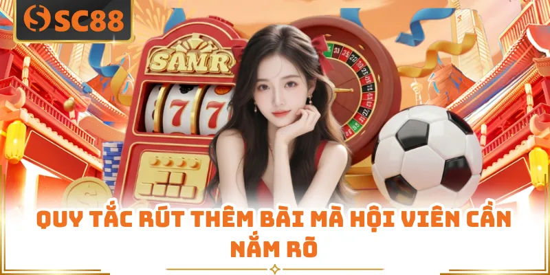 Quy tắc rút thêm bài mà hội viên cần nắm rõ